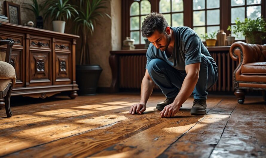 Habitat ancien : restaurer un parquet abîmé intelligemment