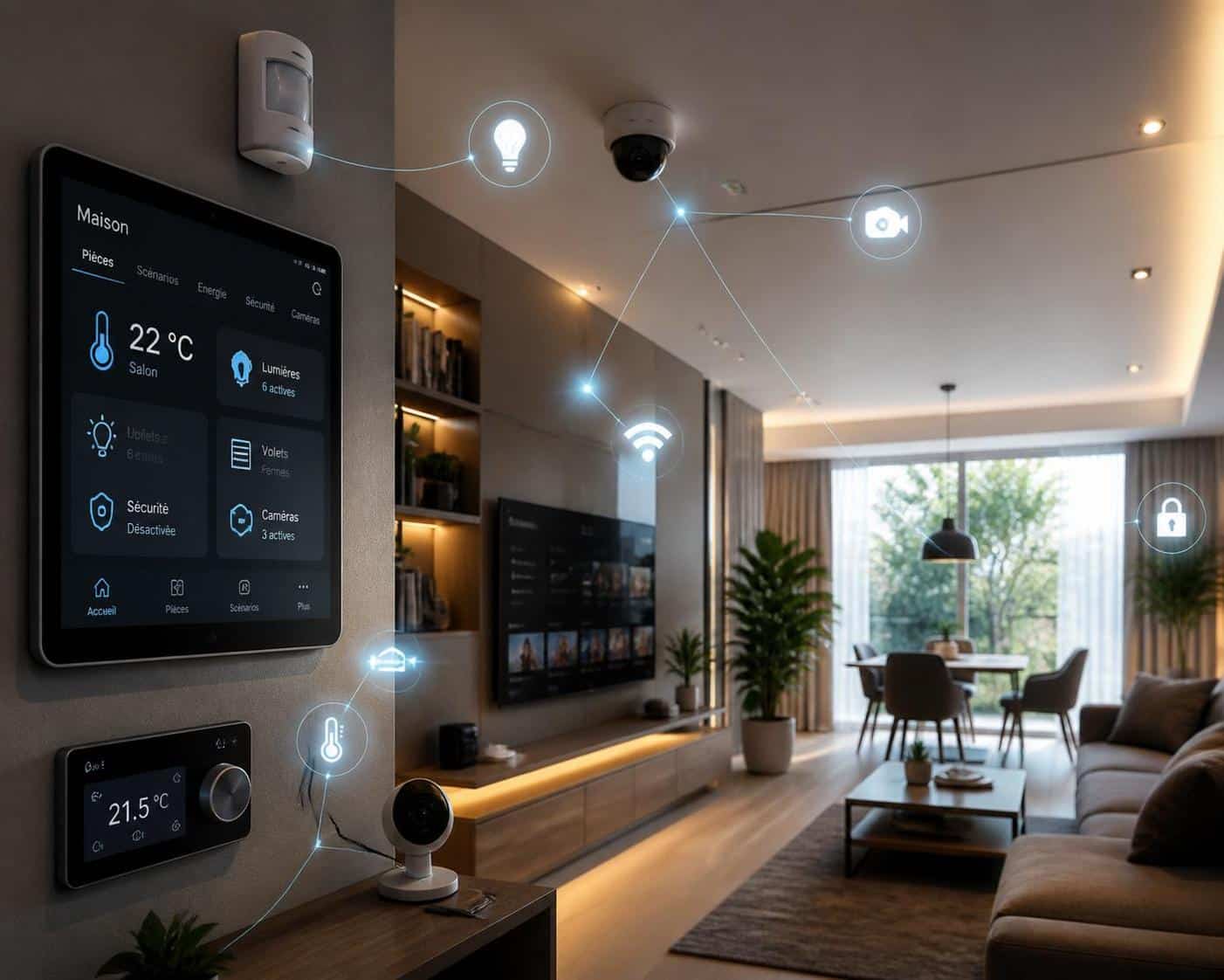d&eacute;couvrez les innovations discr&egrave;tes qui transforment l'habitat connect&eacute; en 2025, alliant confort, s&eacute;curit&eacute; et technologie intelligente pour une maison moderne et intuitive.