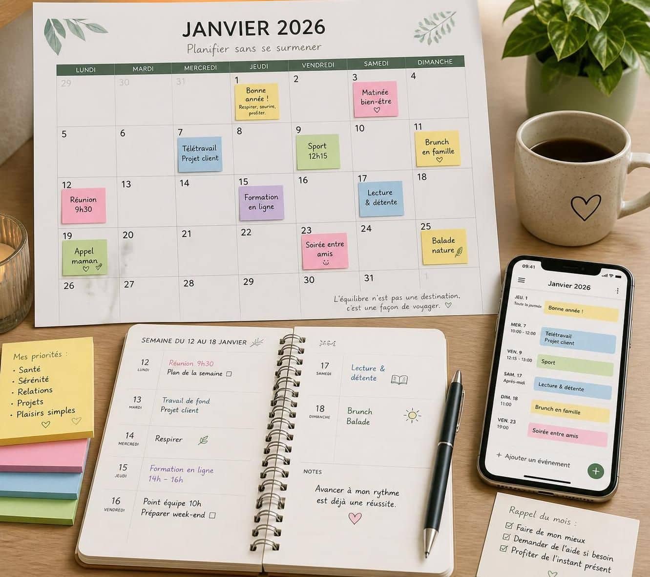 d&eacute;couvrez comment planifier un mois efficacement sans surmenage gr&acirc;ce &agrave; des astuces simples pour mieux g&eacute;rer votre temps et pr&eacute;server votre bien-&ecirc;tre.