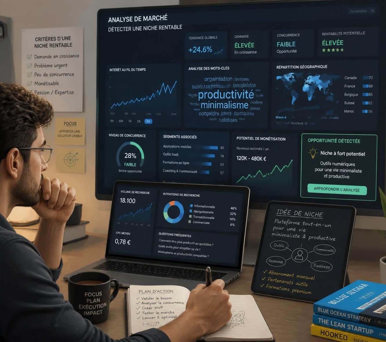 découvrez comment identifier une niche rentable avant vos concurrents grâce à des stratégies efficaces et une analyse approfondie du marché.